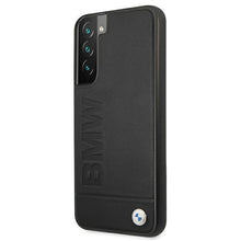 Заредете изображение във визуализатора на галерията – Etui BMW BMHCS22SSLLBK S22 S901 czarny/black hardcase Signature Logo Imprint - TopMag
