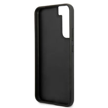 Заредете изображение във визуализатора на галерията – Etui hardcase BMW BMHCS22MPUCARTCBK S22+ S906 black/czarny M Collection Triangles - TopMag
