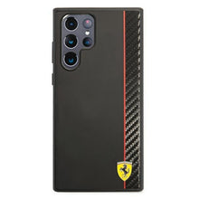 Заредете изображение във визуализатора на галерията – Ferrari FESAXHCS22LBK S22 Ultra S908 czarny/black hardcase On Track Carbon Stripe - TopMag
