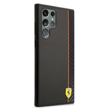 Заредете изображение във визуализатора на галерията – Ferrari FESAXHCS22LBK S22 Ultra S908 czarny/black hardcase On Track Carbon Stripe - TopMag
