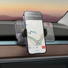 Заредете изображение във визуализатора на галерията – Electric car holder with solar panel for Tesla Model 3 / Y Baseus T-Space - black
