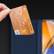 Заредете изображение във визуализатора на галерията – Dux Ducis Skin Pro case for Huawei nova Y61 flip cover card wallet stand black
