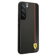 Заредете изображение във визуализатора на галерията – Ferrari FESAXHCS22SBK S22 S901 czarny/black hardcase On Track Carbon Stripe - TopMag
