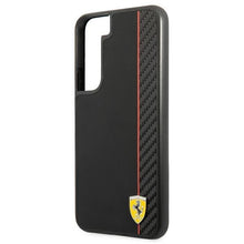 Заредете изображение във визуализатора на галерията – Ferrari FESAXHCS22SBK S22 S901 czarny/black hardcase On Track Carbon Stripe - TopMag
