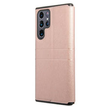 Заредете изображение във визуализатора на галерията – Guess GUBKS22LPSASBPI S22 Ultra S908 różowy/pink book Saffiano Stripes - TopMag
