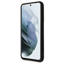 Заредете изображение във визуализатора на галерията – Guess GUHCS22SLSLMGBK S22 S901 czarny/black hardcase Silicone Script Metal Logo - TopMag
