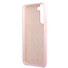 Заредете изображение във визуализатора на галерията – Guess GUHCS22SLSLMGLA S22 S901 lawenda/lavender hardcase Silicone Script Metal Logo - TopMag
