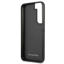 Заредете изображение във визуализатора на галерията – Mercedes MEHCS22SPSQBK S22 S901 czarny/black hardcase Leather Stars Pattern - TopMag
