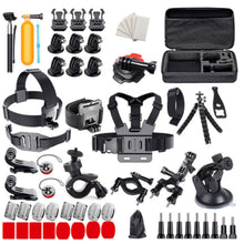 Заредете изображение във визуализатора на галерията – Set of universal 67 in 1 accessories for GoPro, DJI, Insta360, SJCam, Eken sports cameras (GoPro 67 in 1 set) - TopMag
