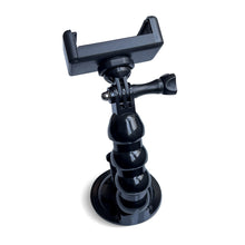 Заредете изображение във визуализатора на галерията – GoPro mount with suction cup for GoPro, DJI, Insta360, SJCam, Eken sports cameras + smartphone adapter (GoPro car suction cup) - TopMag
