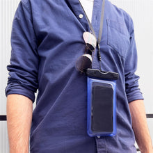 Заредете изображение във визуализатора на галерията – Waterproof phone bag pouch for swimming pool blue - TopMag
