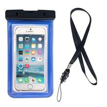 Заредете изображение във визуализатора на галерията – Waterproof phone bag pouch for swimming pool blue - TopMag
