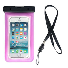 Заредете изображение във визуализатора на галерията – Waterproof phone bag pouch for pool pink - TopMag
