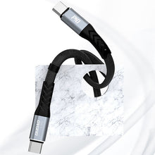 Заредете изображение във визуализатора на галерията – Dudao L10C cable USB Type C - USB Type C PD100W black (L10C) - TopMag
