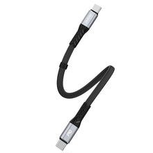 Заредете изображение във визуализатора на галерията – Dudao L10C cable USB Type C - USB Type C PD100W black (L10C) - TopMag
