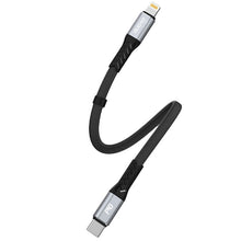 Заредете изображение във визуализатора на галерията – Dudao L10P cable USB Type C - Lightning PD20W black (L10P) - TopMag
