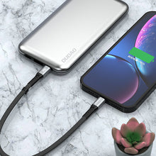 Заредете изображение във визуализатора на галерията – Dudao L10P cable USB Type C - Lightning PD20W black (L10P) - TopMag
