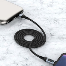 Заредете изображение във визуализатора на галерията – Dudao USB Type C cable - Lightning Fast Charging PD 20W black (L7MaxL) - TopMag
