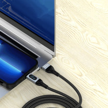 Заредете изображение във визуализатора на галерията – Dudao USB Type C cable - Lightning Fast Charging PD 20W black (L7MaxL) - TopMag
