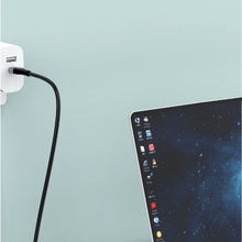Заредете изображение във визуализатора на галерията – Dudao USB Type C cable - Lightning Fast Charging PD 20W black (L7MaxL) - TopMag
