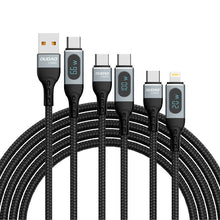 Заредете изображение във визуализатора на галерията – Dudao USB Type C cable - Lightning Fast Charging PD 20W black (L7MaxL) - TopMag
