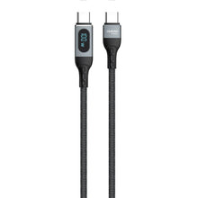 Заредете изображение във визуализатора на галерията – Dudao cable USB Type C - USB Type C fast charging PD 100W black (L7MaxC) - TopMag
