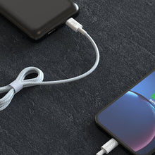 Заредете изображение във визуализатора на галерията – Dudao L6E cable USB Type C - Lightning PD 20W white (L6E) - TopMag
