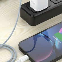 Заредете изображение във визуализатора на галерията – Dudao L6E cable USB Type C - Lightning PD 20W white (L6E) - TopMag
