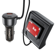Заредете изображение във визуализатора на галерията – Acefast B11 138W USB-A USB-C Car Charger with 6 Ports - Black
