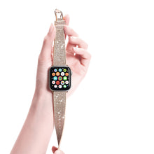 Заредете изображение във визуализатора на галерията – Dux Ducis Strap Watch 7 Band 7/6/5/4/3/2 / SE (45/44 / 42mm) Wristband Bracelet Bracelet Gold (Sparkle Version) - TopMag
