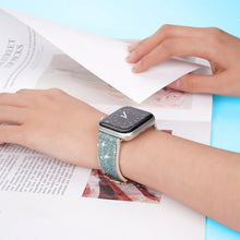 Заредете изображение във визуализатора на галерията – Dux Ducis Strap Watch 7 Band 7/6/5/4/3/2 / SE (45/44 / 42mm) Wristband Bracelet Bracelet Gold (Sparkle Version) - TopMag
