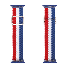 Заредете изображение във визуализатора на галерията – Dux Ducis Strap Watch 7 Band 7/6/5/4/3/2 / SE (41/40 / 38mm) Wristband Bracelet Bracelet Blue-White-Red (Mixture Version) - TopMag
