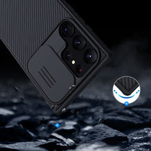 Заредете изображение във визуализатора на галерията – Nillkin CamShield Pro Case for Samsung Galaxy S23 Ultra cover with camera cover black
