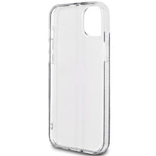 Заредете изображение във визуализатора на галерията – Original faceplate case GUESS GUHCP15MH4PSEGK for iPhone 15 Plus (4G Gold  Stripe / black)
