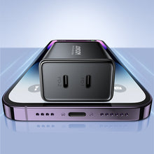 Заредете изображение във визуализатора на галерията – Joyroom JR-TCF09 fast charger 2x USB-C 40W - black
