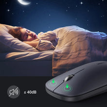 Заредете изображение във визуализатора на галерията – Ugreen handy wireless USB mouse black (mu001) - TopMag
