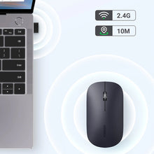 Заредете изображение във визуализатора на галерията – Ugreen handy wireless USB mouse gray (mu001) - TopMag
