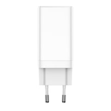Заредете изображение във визуализатора на галерията – Baseus GaN3 Pro fast universal GaN charger 2 x USB Type C / USB + cable USB Type C - USB Type C 65W PD3.0, QC4.0 +, AFC white (CCGP050102) - TopMag
