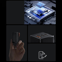 Заредете изображение във визуализатора на галерията – Baseus GaN3 Pro fast universal GaN charger 2 x USB Type C / USB + cable USB Type C - USB Type C 65W PD3.0, QC4.0 +, AFC white (CCGP050102) - TopMag
