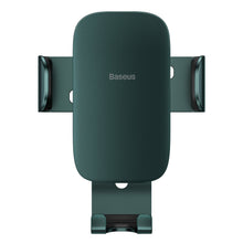 Заредете изображение във визуализатора на галерията – Baseus Metal Age II gravity car phone holder on the ventilation grille green (SUJS000006) - TopMag
