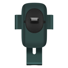 Заредете изображение във визуализатора на галерията – Baseus Metal Age II gravity car phone holder on the ventilation grille green (SUJS000006) - TopMag

