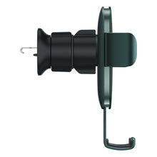 Заредете изображение във визуализатора на галерията – Baseus Metal Age II gravity car phone holder on the ventilation grille green (SUJS000006) - TopMag
