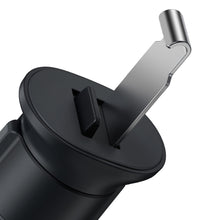 Заредете изображение във визуализатора на галерията – Baseus Metal Age II gravity car phone holder on the ventilation grille green (SUJS000006) - TopMag
