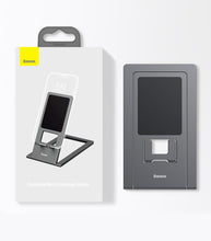Заредете изображение във визуализатора на галерията – Baseus foldable desk stand tablet holder gray (LUKP000013) - TopMag
