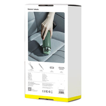Заредете изображение във визуализатора на галерията – Baseus A2 wireless mini car vacuum cleaner 70 W 5000 Pa green (VCAQ030006) - TopMag
