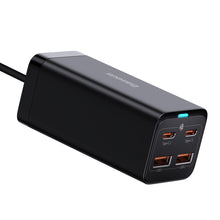 Заредете изображение във визуализатора на галерията – Baseus GaN3 Pro fast universal GaN charger 2 x USB Type C / 2x USB 100W PD3.0, QC4.0 +, AFC black (CCGP000101) - TopMag
