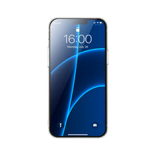 Заредете изображение във визуализатора на галерията – Baseus Crystal Case Magnetic Case for iPhone 13 Pro + Clear Screen Glass (MagSafe Compatible) (ARJT000102) - TopMag
