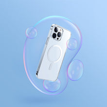 Заредете изображение във визуализатора на галерията – Baseus Crystal Case Magnetic Case for iPhone 13 Pro + Clear Screen Glass (MagSafe Compatible) (ARJT000102) - TopMag
