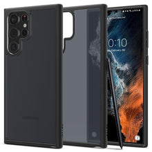 Заредете изображение във визуализатора на галерията – Spigen ULTRA HYBRID GALAXY S22 ULTRA FROST BLACK - TopMag
