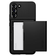 Заредете изображение във визуализатора на галерията – SPIGEN SLIM ARMOR CS GALAXY S22 + PLUS BLACK - TopMag
